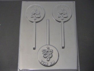 3543 Get Well Soon Chocolate or Hard Candy Lollipop Mold